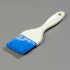 image of Carlisle 4039114 Sparta Galaxy Pastry Brush, 2" wide, Nylon Bristles, Blue Handle, Made in USA