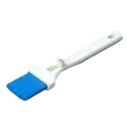 image of Carlisle 4040214 Sparta Meteor Pastry/Basting Brush, 3" Nylon Bristles, White Plastic Handle, Blue