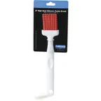 image of Carlisle 4040305 Pastry Brush, 2" Wide Red Silicone Bristles, Heat‑Resistant to 500°F, Dishwasher Safe