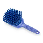 image of Carlisle 40541EC14 Floater Scrub Brush, 8" Long, Blue Plastic Handle, Poly Bristles, Oil-Resistant