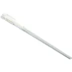 image of Carlisle 4116900 Sparta Hot Dog Roller Brush, 24" x 4"L x 1" Dia Polyester Bristles, White, BPA-Free