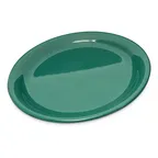 image of Carlisle 4300409 - Durus® 9" Meadow Green Melamine Plate, Narrow Rim, Dishwasher Safe, 212°F