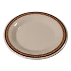 image of Carlisle 43013908 Plastic Dinner Plate, 9" Wide Rim, Melamine Sierra Sand, BPA‑Free - 1/Each