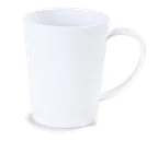 image of Carlisle 4306802 12‑oz White Tritan™ Mug, Easy‑Grip Handle, Safe to 190°F, BPA‑Free, NSF Certified