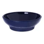 image of Carlisle 4312560 - 5 oz Blue Round Sauce Dish, 4" Dia, SAN Plastic, Dishwasher Safe, 180°F Max