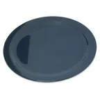 image of Carlisle 4350035 Dinner Plate, 10-1/5" Dia, Rim & Foot, Melamine, Café Blue, BPA‑Free, NSF