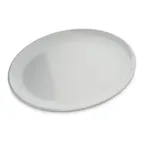 image of Carlisle 4380302 Epicure® Dinner Plate, 8" Coupe, White Melamine, BPA‑Free, NSF Certified