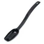 image of Carlisle 446003 Salad Bar Spoon, 9" Long, 1/2 oz, Black, Plastic, NSF, Made in USA