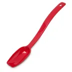 image of Carlisle 446005 Salad Bar Spoon, 9" Long, 1/2 oz, Red Plastic, NSF Approved