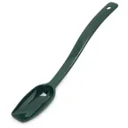image of Carlisle 446008 Salad Bar Spoon, 9" Long, 1/2 oz, Forest Green, Plastic, NSF, Made in USA