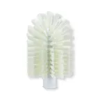image of Carlisle 45004EC01 Sparta Pipe & Valve Brush, 4" Diameter, Polyester Bristles, Brown Plastic Handle