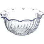 image of Carlisle 453507 - Tulip Berry Dessert Dish, 8 oz (4-5/8" Dia), SAN Plastic, NSF, Made in USA