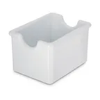 image of Carlisle 455002 Sugar Packet Caddy, 3-3/7" x 2-5/8" x 2-1/8" Holds 20, Dishwasher Safe, Made in USA