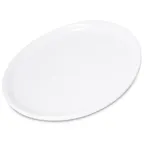 image of Carlisle 5300202 - Stadia Bread & Butter Plate, 7-1/4" Dia x 3/4" H, Narrow Rim, White Melamine