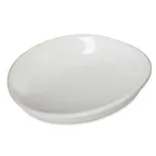 image of Carlisle 5300380 - Stadia Pasta Plate, 8.5" Oblong Melamine, Greige, Dishwasher Safe, 212°F