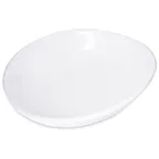 image of Carlisle 5300402 Stadia® Pasta Plate, 9.5" Oblong Deep Melamine, White, Dishwasher Safe, Up to 212°F