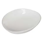 image of Carlisle 5300480 - Stadia® Pasta Plate, 9.5" Oblong Melamine, Gray, Dishwasher Safe, 212°F