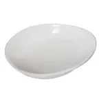image of Carlisle 5300580 Stadia® Pasta Plate, 11.5" Oblong Melamine, Gray, Dishwasher Safe, 212°F - 1/Case