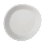 image of Carlisle 5310123 Ridge Plate, 15 oz 10" Coupe, Gray Melamine, NSF Certified, Dishwasher Safe