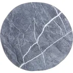 image of Carlisle 5310472 Ridge Plate, 9" Rimless Melamine Plate, Stain Resistant, Dishwasher Safe, NSF