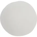 image of Carlisle 5310523 Ridge Plate, 11" Rimless Gray Matte Melamine Plate, Dishwasher Safe, Up to 212°F