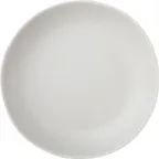 image of Carlisle 5310623 Ridge Salad Plate, 9" Freeform Gray Melamine, Matte, Resistant, Dishwasher Safe, NSF