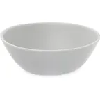 image of Carlisle 5311023 Ridge Bullion Bowl, 4" 8‑oz Gray Melamine, Matte Finish, NSF Certified, Stain‑Resistant, Dishwasher Safe, Freeform Shape, Chip‑Proof, Heat‑Resistant to 212°F