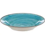 image of Carlisle 5400315 Mingle™ Soup Bowl, 9" Diameter, 18.5‑20 oz Capacity, Blue Melamine, Dishwasher‑Safe