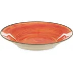 image of Carlisle 5400352 Mingle™ Soup Bowl, 9", 18.5 oz, Orange Melamine, Dishwasher Safe, NSF Certified