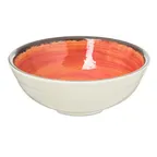 image of Carlisle 5400552 Mingle™ Serving Bowl, 6" Orange Melamine, 17‑Oz, Dishwasher Safe, Stackable