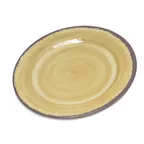 image of Carlisle 5400713 - Mingle™ Bread & Butter Plate, 7" Round Amber Melamine, Stackable, Dishwasher Safe