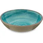 image of Carlisle 5401915 Mingle™ Cereal Bowl, 8" Diameter, 20-23 oz, Blue Melamine, Stackable
