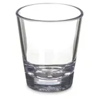 image of Carlisle 560107 Alibi™ Shot Glass, 1.5 oz Clear SAN Plastic, Chip‑Resistant, BPA‑Free