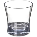 image of Carlisle 561207 Alibi™ Double Old Fashioned Glass, 12 oz Clear SAN Plastic, Dishwasher Safe - 1/Case