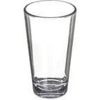 image of Carlisle 561607 Alibi™ Pint Mixing Glass, 16 oz (1 pt) Clear SAN Plastic, BPA‑Free, Recyclable