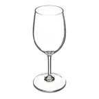 image of Carlisle 564507 Alibi™ White Wine Glass, 8 oz (1 Cup) Clear Polycarbonate, Dishwasher Safe