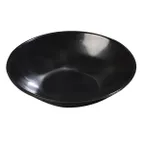 image of Carlisle 575B03 - 6" Black Melamine Salad Bowl, 8 Oz Capacity, Dishwasher Safe, Chip Resistant