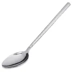 image of Carlisle 60200 Terra™ Serving Spoon, 12"L, Stainless Steel, Hammered Mirror Finish