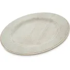 image of Carlisle 6400106 - Grove Plastic Dinner Plate, 11" Diameter, Wide Rim, Melamine, NSF Certified