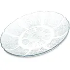 image of Carlisle 695407 - 7½" Round Clear Polycarbonate Plate, NSF Certified, Made in USA