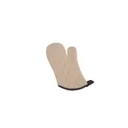 image of Carlisle 817TM San Jamar Oven Mitt, 17" Heavy Duty Terry Cloth, Natural, Machine Washable - 1 Pair