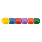 image of Carlisle 8573CC - San Jamar EZ‑Kleen 20 oz Squeeze Bottle, Colors, Single Tip, BPA‑Free, Dishwasher Safe