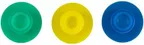 image of Carlisle 8573MV Squeeze Bottle, Yellow Cap with EZ‑Kleen® Valve, Single Tip - 1/Pack
