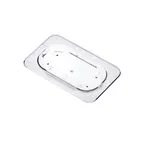 image of Carlisle 94013 Araven Contact Lid, GN 1/9, Polycarbonate Clear, Dishwasher Safe - HACCP Compliant