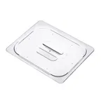 image of Carlisle 94038 Araven Contact Lid, GN 1/2, Clear Polycarbonate, Dishwasher Safe, HACCP Compliant