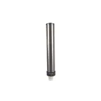 image of Carlisle C3200P Wall Mount Cup Dispenser, 23" Tube, Stainless Steel, 6-10 oz Cups