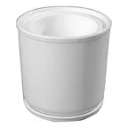 image of Carlisle CM103002 Coldmaster Coldcrock, 2 Qt., White, Impact, Polypropylene, BPA‑Free - 1/Each