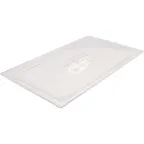 image of Carlisle CM112507 Food Pan Lid, 1/1 Size, Handle, Dishwasher Safe, Acrylic, Clear, BPA Free