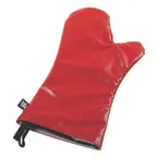 image of Carlisle EZK15 San Jamar EZ-Kleen Oven Mitt, 15", Poly-Cotton, Red, Non-Stick Coating