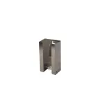 image of Carlisle G0801 Disposable Glove Dispenser, Stainless Steel, 5‑3/4" L x 3‑3/4" W x 10" H, Holds 1 Box